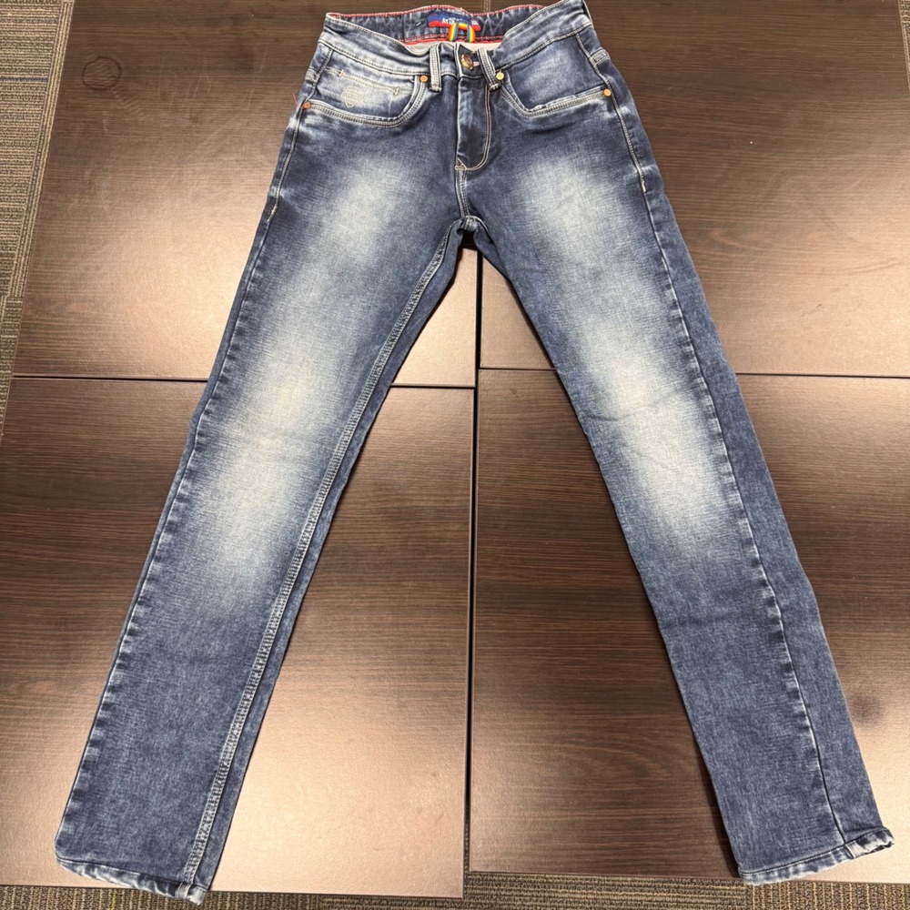 Atelier UTH FSHN Denim Jeans Acid Wash Slim Fit‎ Stylish Design Women's Tag 30